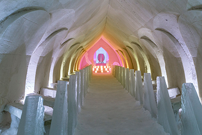 Arctic Snow Hotel Chapel